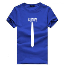 Load image into Gallery viewer, Sports Summer men Slim Fit Short Sleeve Tshirts Ted Mosby TV How I Met Your Mother T-shirts Suit Up barneyCasual HIMYM T Shirts