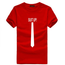 Load image into Gallery viewer, Sports Summer men Slim Fit Short Sleeve Tshirts Ted Mosby TV How I Met Your Mother T-shirts Suit Up barneyCasual HIMYM T Shirts
