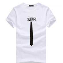 Load image into Gallery viewer, Sports Summer men Slim Fit Short Sleeve Tshirts Ted Mosby TV How I Met Your Mother T-shirts Suit Up barneyCasual HIMYM T Shirts
