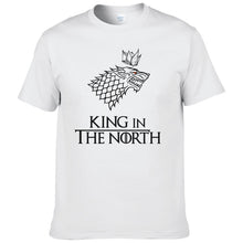 Load image into Gallery viewer, Game of Thrones T Shirt Men Tshirt 2016 New Cool The North Remembers Blood Wolf T-shirt Men's Tee Shirts Camisetas #077