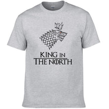 Load image into Gallery viewer, Game of Thrones T Shirt Men Tshirt 2016 New Cool The North Remembers Blood Wolf T-shirt Men's Tee Shirts Camisetas #077