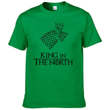 Load image into Gallery viewer, Game of Thrones T Shirt Men Tshirt 2016 New Cool The North Remembers Blood Wolf T-shirt Men's Tee Shirts Camisetas #077