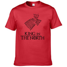 Load image into Gallery viewer, Game of Thrones T Shirt Men Tshirt 2016 New Cool The North Remembers Blood Wolf T-shirt Men&#39;s Tee Shirts Camisetas #077