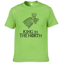 Load image into Gallery viewer, Game of Thrones T Shirt Men Tshirt 2016 New Cool The North Remembers Blood Wolf T-shirt Men's Tee Shirts Camisetas #077