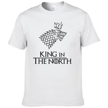 Load image into Gallery viewer, Game of Thrones T Shirt Men Tshirt 2016 New Cool The North Remembers Blood Wolf T-shirt Men&#39;s Tee Shirts Camisetas #077