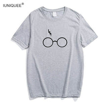 Load image into Gallery viewer, Lightning Glasses T-shirt Plus Size Shirt Tee High Quality SCREEN PRINT Super Soft unisex Cute Couple Tshirts