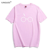 Load image into Gallery viewer, Lightning Glasses T-shirt Plus Size Shirt Tee High Quality SCREEN PRINT Super Soft unisex Cute Couple Tshirts