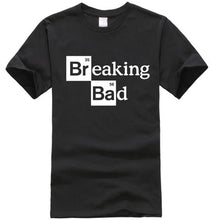 Load image into Gallery viewer, Men High quality leisure tshirts Tops Cotton O-Neck Heisenberg Men Top Short Sleeve Casual Breaking Bad Print T Shirt For Men