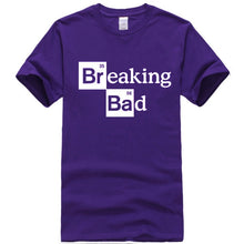 Load image into Gallery viewer, Men High quality leisure tshirts Tops Cotton O-Neck Heisenberg Men Top Short Sleeve Casual Breaking Bad Print T Shirt For Men