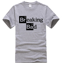 Load image into Gallery viewer, Men High quality leisure tshirts Tops Cotton O-Neck Heisenberg Men Top Short Sleeve Casual Breaking Bad Print T Shirt For Men