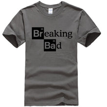 Load image into Gallery viewer, Men High quality leisure tshirts Tops Cotton O-Neck Heisenberg Men Top Short Sleeve Casual Breaking Bad Print T Shirt For Men