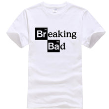 Load image into Gallery viewer, Men High quality leisure tshirts Tops Cotton O-Neck Heisenberg Men Top Short Sleeve Casual Breaking Bad Print T Shirt For Men