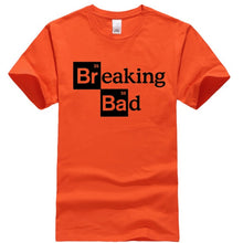 Load image into Gallery viewer, Men High quality leisure tshirts Tops Cotton O-Neck Heisenberg Men Top Short Sleeve Casual Breaking Bad Print T Shirt For Men