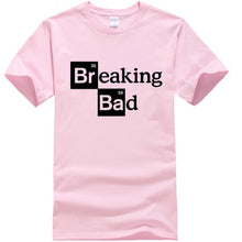 Load image into Gallery viewer, Men High quality leisure tshirts Tops Cotton O-Neck Heisenberg Men Top Short Sleeve Casual Breaking Bad Print T Shirt For Men