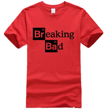 Load image into Gallery viewer, Men High quality leisure tshirts Tops Cotton O-Neck Heisenberg Men Top Short Sleeve Casual Breaking Bad Print T Shirt For Men