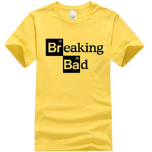Load image into Gallery viewer, Men High quality leisure tshirts Tops Cotton O-Neck Heisenberg Men Top Short Sleeve Casual Breaking Bad Print T Shirt For Men