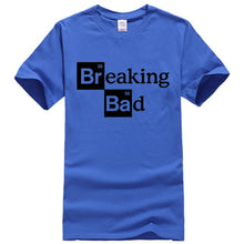 Load image into Gallery viewer, Men High quality leisure tshirts Tops Cotton O-Neck Heisenberg Men Top Short Sleeve Casual Breaking Bad Print T Shirt For Men