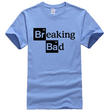 Load image into Gallery viewer, Men High quality leisure tshirts Tops Cotton O-Neck Heisenberg Men Top Short Sleeve Casual Breaking Bad Print T Shirt For Men