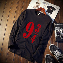 Load image into Gallery viewer, Harry  Hogwarts Quote Classic Potter Funny Tshirt Custom Cotton O Neck Top Tees Plus Size Long Sleeve Brand Unisex Shirts