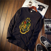Load image into Gallery viewer, Harry  Hogwarts Quote Classic Potter Funny Tshirt Custom Cotton O Neck Top Tees Plus Size Long Sleeve Brand Unisex Shirts