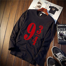 Load image into Gallery viewer, Harry  Hogwarts Quote Classic Potter Funny Tshirt Custom Cotton O Neck Top Tees Plus Size Long Sleeve Brand Unisex Shirts