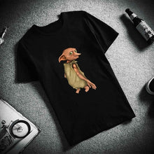 Load image into Gallery viewer, Fashion Short Sleeve TShirt Dobby In Harry  Printed 100% Cotton Top Tees Women Potter Casual O Neck TShirt Unisex Couple TShirt