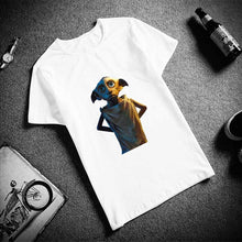 Load image into Gallery viewer, Fashion Short Sleeve TShirt Dobby In Harry  Printed 100% Cotton Top Tees Women Potter Casual O Neck TShirt Unisex Couple TShirt