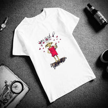 Load image into Gallery viewer, Fashion Short Sleeve TShirt Dobby In Harry  Printed 100% Cotton Top Tees Women Potter Casual O Neck TShirt Unisex Couple TShirt