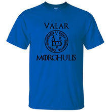 Load image into Gallery viewer, 2019 Summer Tshirt Men Valar Morghulis All Men Must Die Valyrian Game of Thrones T Shirts Casual 100% Cotton Men&#39;s Tops Tees