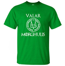 Load image into Gallery viewer, 2019 Summer Tshirt Men Valar Morghulis All Men Must Die Valyrian Game of Thrones T Shirts Casual 100% Cotton Men's Tops Tees
