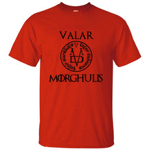 Load image into Gallery viewer, 2019 Summer Tshirt Men Valar Morghulis All Men Must Die Valyrian Game of Thrones T Shirts Casual 100% Cotton Men's Tops Tees