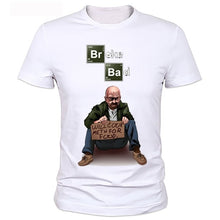 Load image into Gallery viewer, Breaking bad T shirt Top quality o neck heisenberg men tshirt short sleeve print casual breaking bad print T shirt for men