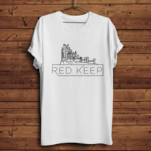 Load image into Gallery viewer, game of throne Castle funny t shirt men 2019 summer new white casual street wear tshirt winterfell eyrie meereen pyke red keep