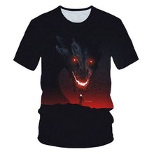 Load image into Gallery viewer, 2019Newest T-shirt Game of Thrones t shirt Night King &amp; Dragon Men Tshirt 3d Print T shirt Summer Hip Hop Short Sleeve dracarys