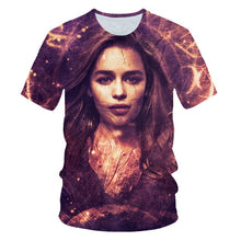 Load image into Gallery viewer, 2019Newest T-shirt Game of Thrones t shirt Night King &amp; Dragon Men Tshirt 3d Print T shirt Summer Hip Hop Short Sleeve dracarys