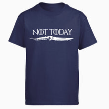 Load image into Gallery viewer, Ayra Stark Not Today Tshirt Men Game Of Thrones T Shirt The Night King Summer Shirts Cotton Short Sleeve Top Black White T-Shirt