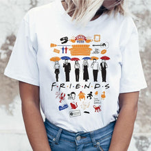 Load image into Gallery viewer, friends tv show t shirt tshirt top tee shirt women female femme  ulzzang  t-shirt  Harajuku Casual Vintage Printing Funny girl