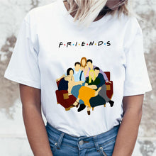 Load image into Gallery viewer, friends tv show t shirt tshirt top tee shirt women female femme  ulzzang  t-shirt  Harajuku Casual Vintage Printing Funny girl