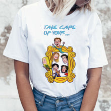 Load image into Gallery viewer, friends tv show t shirt tshirt top tee shirt women female femme  ulzzang  t-shirt  Harajuku Casual Vintage Printing Funny girl