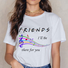 Load image into Gallery viewer, Friends TV Harajuku Women T Shirt Tv Show Tshirt Steetwear Vogue T-shirt 90s Vintage Girl Tshirt Summer Fashion Top Tees Famale
