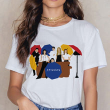 Load image into Gallery viewer, Friends TV Harajuku Women T Shirt Tv Show Tshirt Steetwear Vogue T-shirt 90s Vintage Girl Tshirt Summer Fashion Top Tees Famale