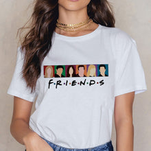 Load image into Gallery viewer, Friends TV Harajuku Women T Shirt Tv Show Tshirt Steetwear Vogue T-shirt 90s Vintage Girl Tshirt Summer Fashion Top Tees Famale